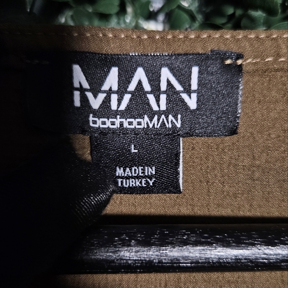 2 Piece Set! Brown Zip-Up Lightweight Shirt And Pants Set - Picture 6 of 6